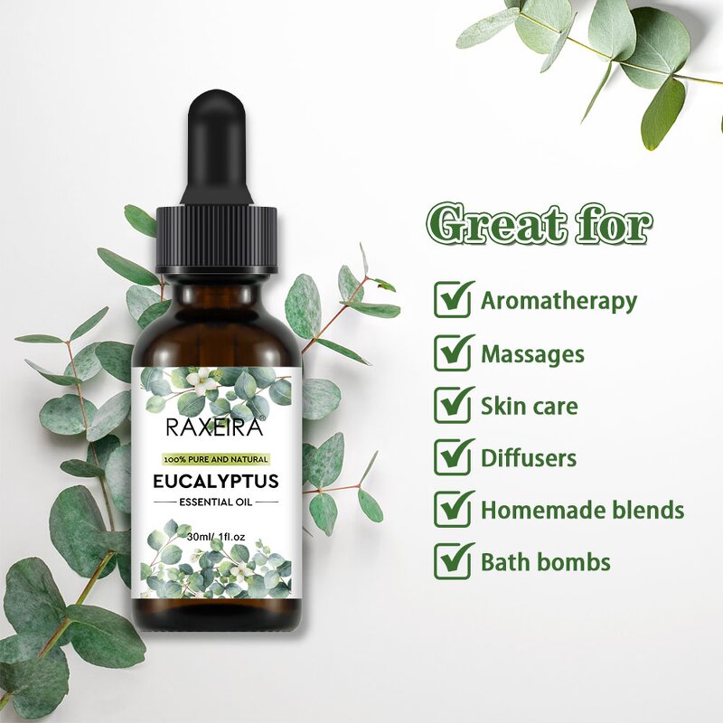 Eucalyptus Oil Manufacturer - 100% Pure Organic Aromatherapy Massage Hair Skin Hot Sale