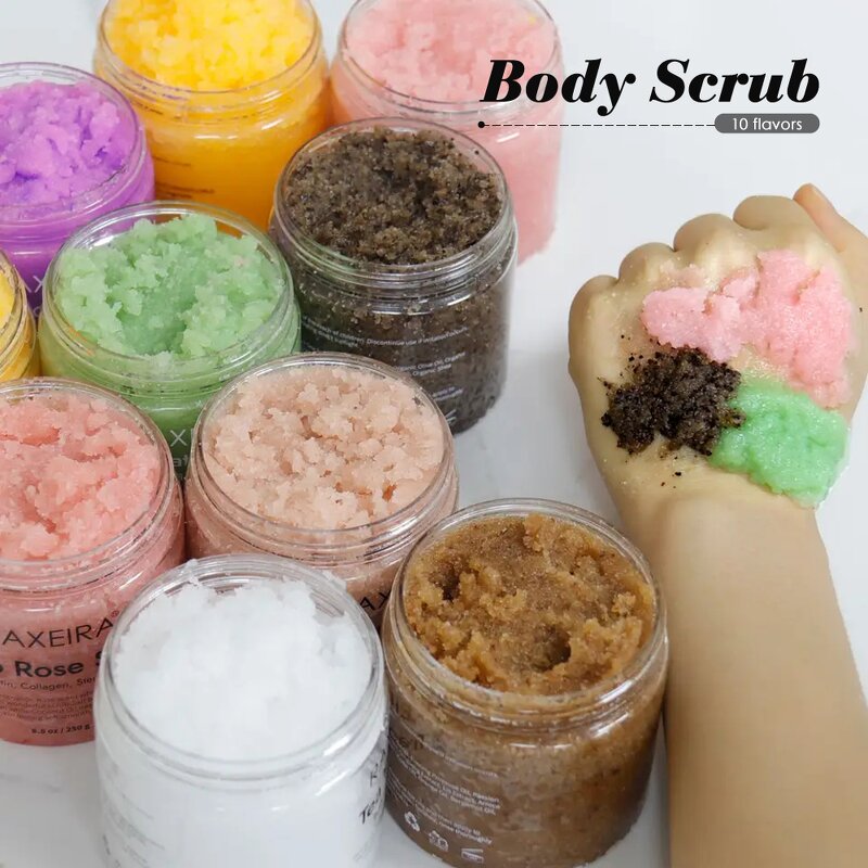 Body Scrub Manufacturer - Organic Coco Rose Deep Cleanse Exfoliating Brightening & Private Label
