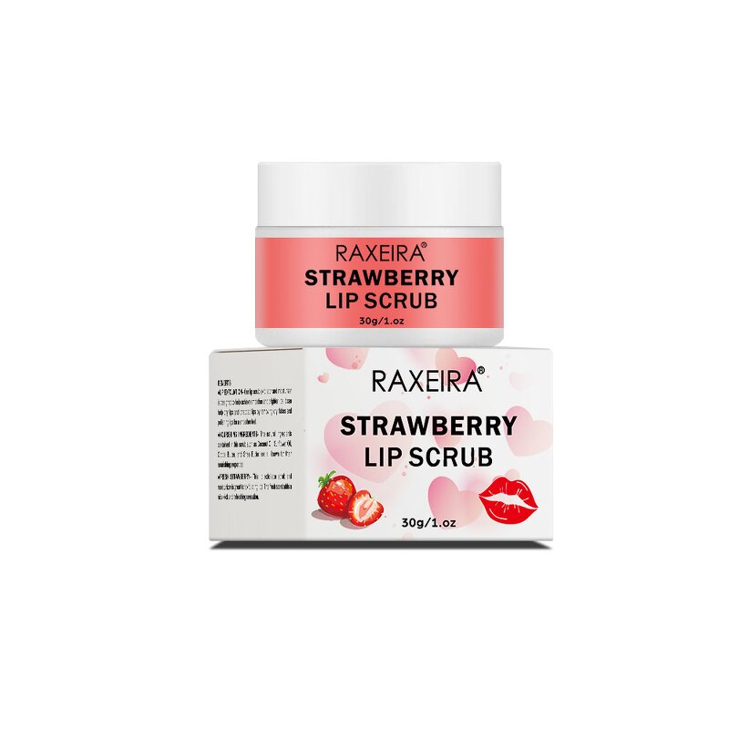 Lip Scrub Balm Manufacturer - Strawberry Pink Lips Natural Vegan & OEM/ODM Private Label