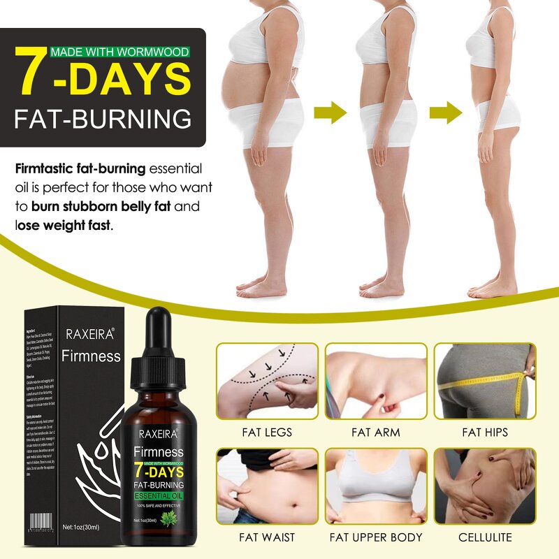 Slimming Oil Manufacturer - 30ml Herbal Plant Fat Burning Anti Cellulite Tummy Leg