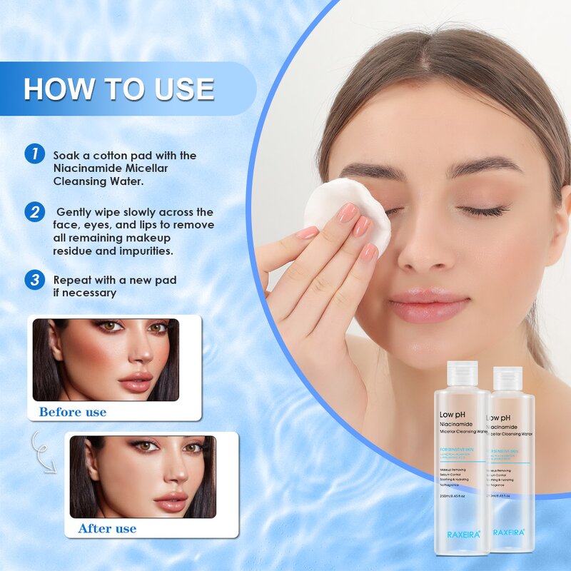 Makeup Remover Liquid Manufacturer - Soothing Brightening Deep Cleaning Facial Cleanser Hot Selling