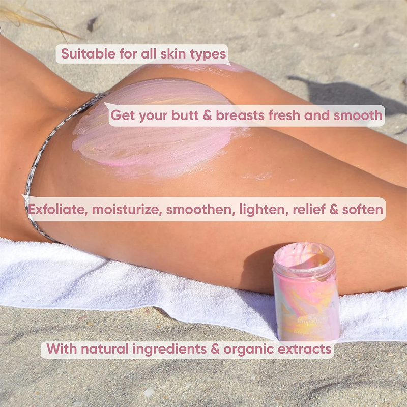 Body Scrub Manufacturer - Rainbow Whipped Sugar Ice Cream Exfoliating & OEM/ODM