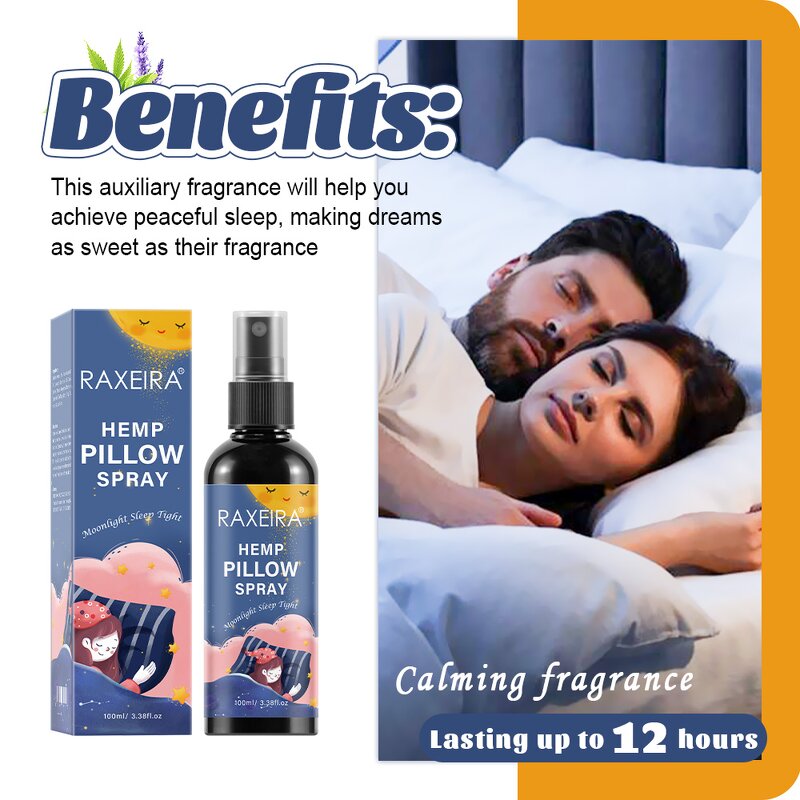 Pillow Spray Manufacturer - Hemp Seed Oil Lavender Chamomile Sleep Fragrance Spa Bulk Factory Price