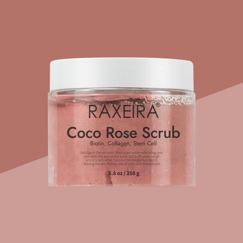 Body Scrub Manufacturer - Organic Coco Rose Deep Cleanse Exfoliating Brightening & Private Label