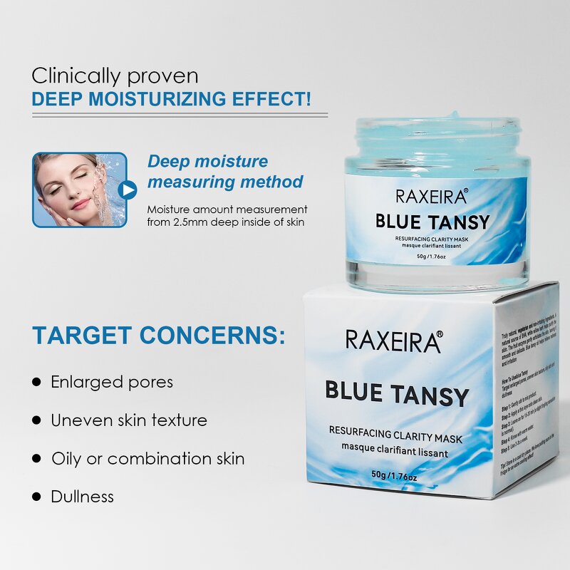 Sleeping Mask Manufacturer - Blue Tansy Invisible Pore Resurfacing Repair & Private Label