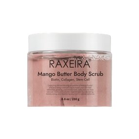 Body Scrub Manufacturer - Mango Shea Butter Vegan Natural Whitening for Woman & OEM