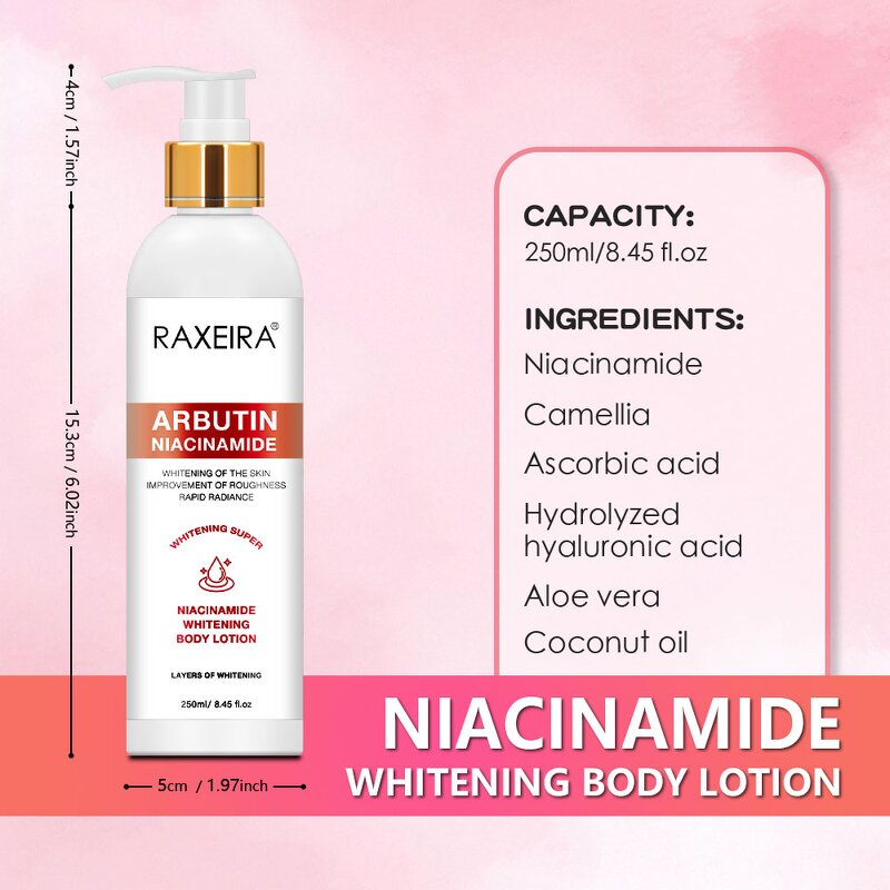 Body Lotion Manufacturer - Niacinamide Hyaluronic Acid Firming Whitening & Private Label