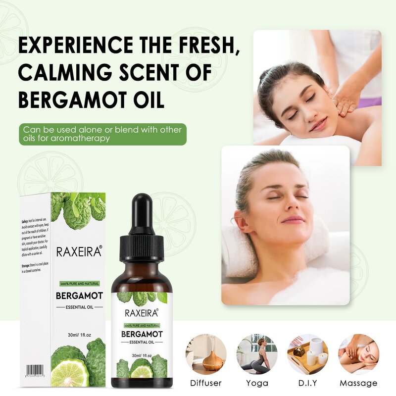 Bergamot Oil Manufacturer - 100% Pure Plant Aromatherapy Massage Hair Skin & OEM Factory