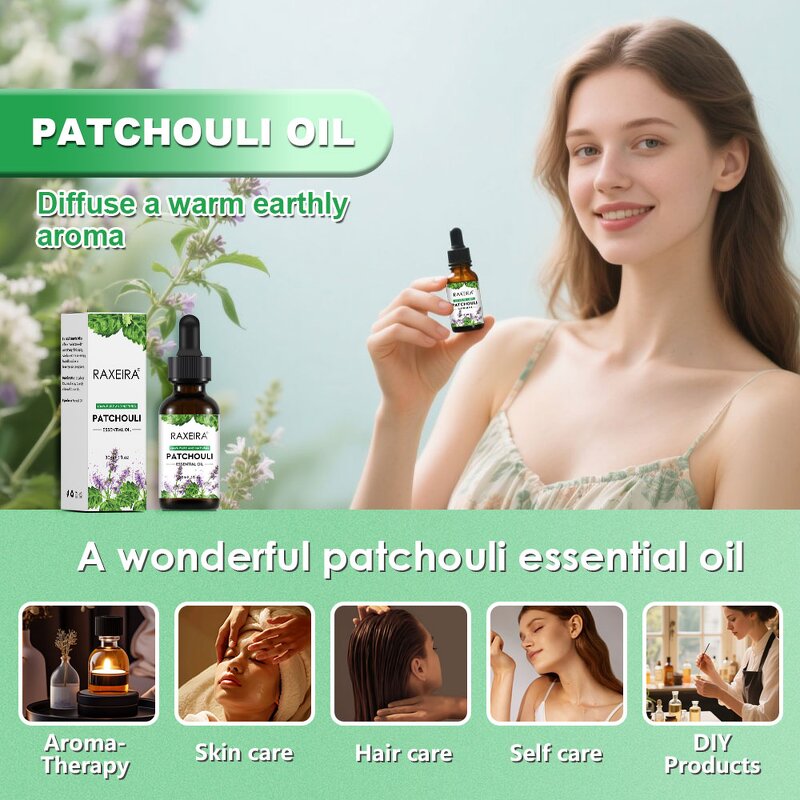 Patchouli Oil Manufacturer - Pure Essential Oil Hair Body Skin Facial Care Bulk Private Label
