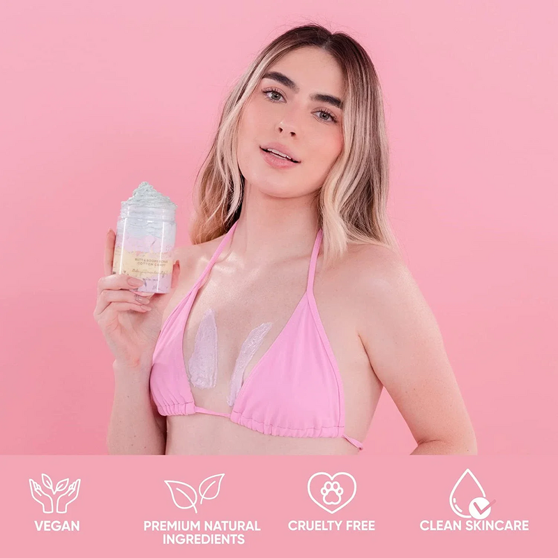 Body Scrub Manufacturer - Rainbow Whipped Sugar Ice Cream Exfoliating & OEM/ODM