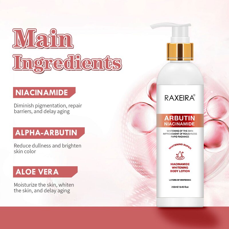 Body Lotion Manufacturer - Niacinamide Hyaluronic Acid Firming Whitening & Private Label