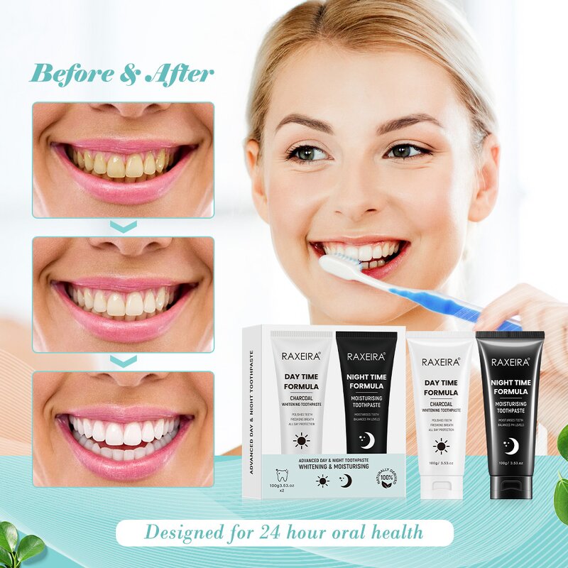 Toothpaste Manufacturer - Activated Charcoal Oral Care Clean Reduces Yellowing Herbal Wholesale