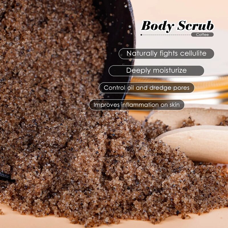 Body Scrub Manufacturer - Coffee Salt Sugar Coconut Whitening Exfoliating Natural Wholesale