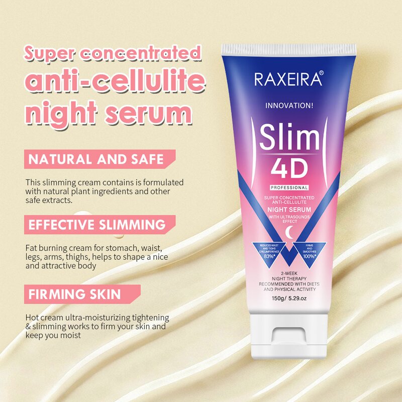 Slimming Cream Manufacturer - 4D Hot Massage Anti Cellulite Weight Loss & Private Label