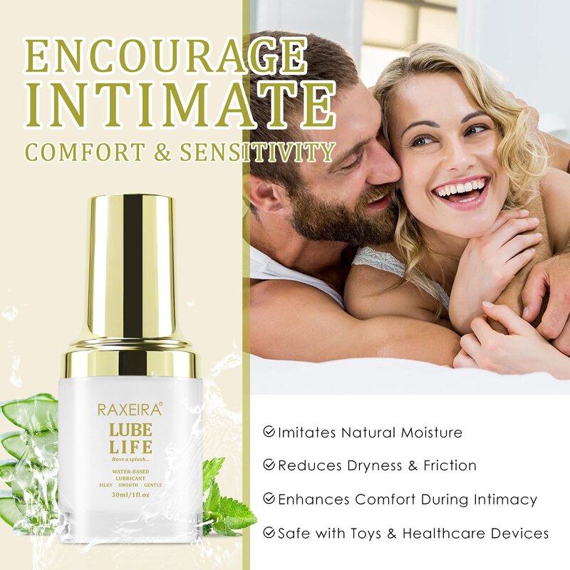 Intimate Care Gel Manufacturer - Women Water-Based Lubricant Gel with Pump 30ml & Private Label