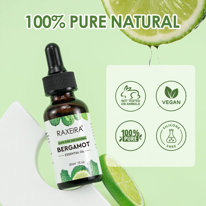 Bergamot Oil Manufacturer - 100% Pure Plant Aromatherapy Massage Hair Skin & OEM Factory