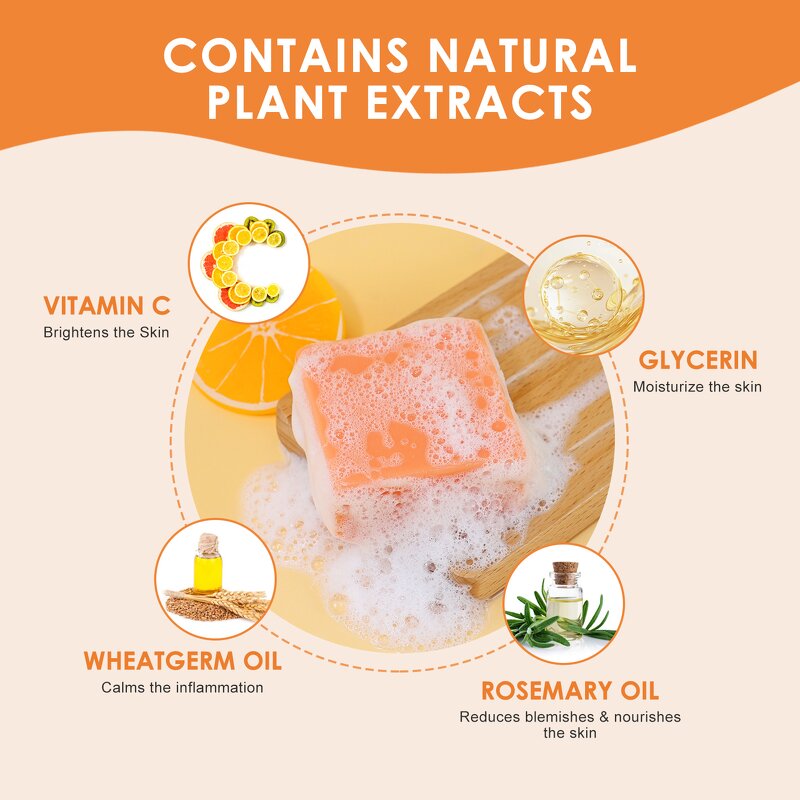 Vitamin C Soap Manufacturer - Deep Cleansing Nourishing Brightening Organic Handmade Factory