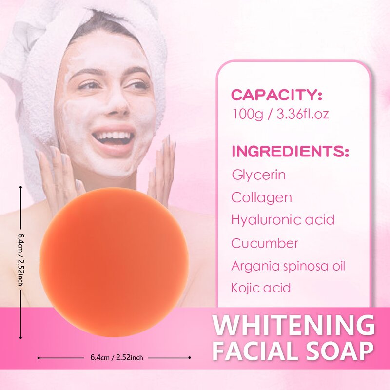Kojic Acid Soap Manufacturer - 100g Organic Brightening Cleansing Lightening & Private Label