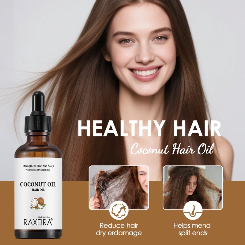Hair Care Kit Manufacturer - Organic Coconut Shampoo Conditioner Mask Oil Anti-Hair Loss