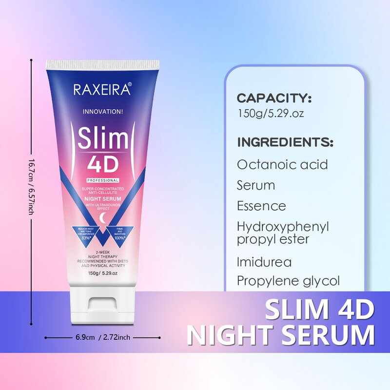 Slimming Cream Manufacturer - 4D Hot Massage Anti Cellulite Weight Loss & Private Label