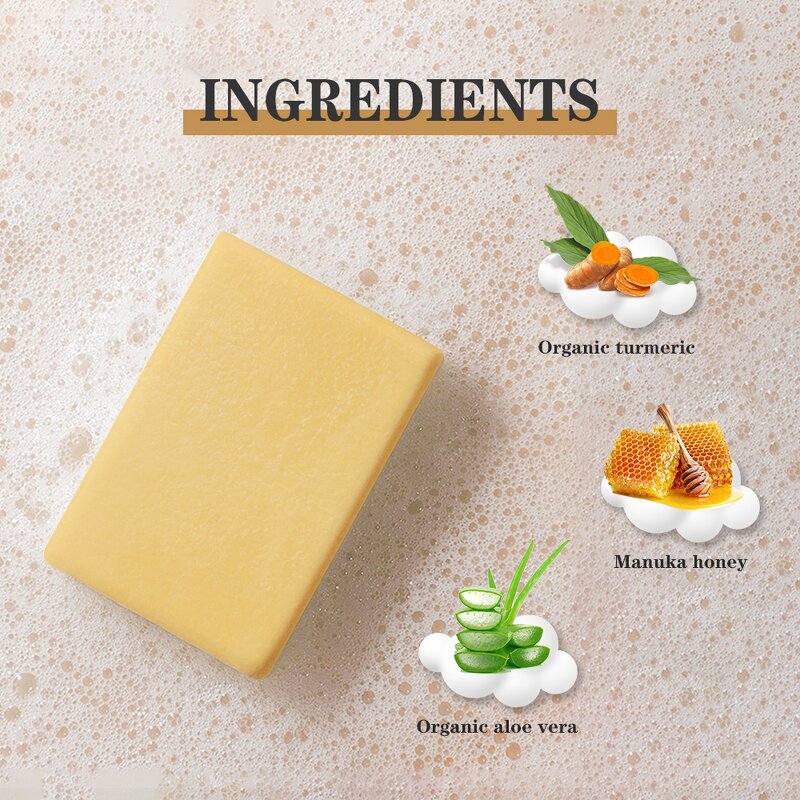 Soap Bar Manufacturer - Turmeric Honey Aloe Vera Shea Butter Lightening Dark Spot Best Sale