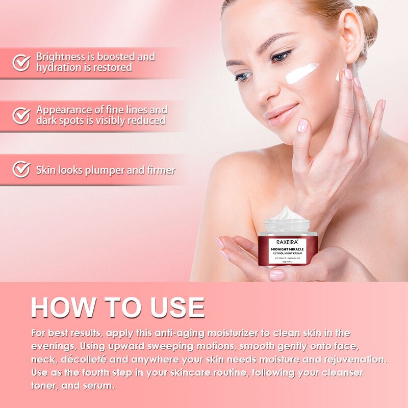 Night Cream Manufacturer - Retinol Whitening Anti Aging Anti Wrinkle Lightening Factory