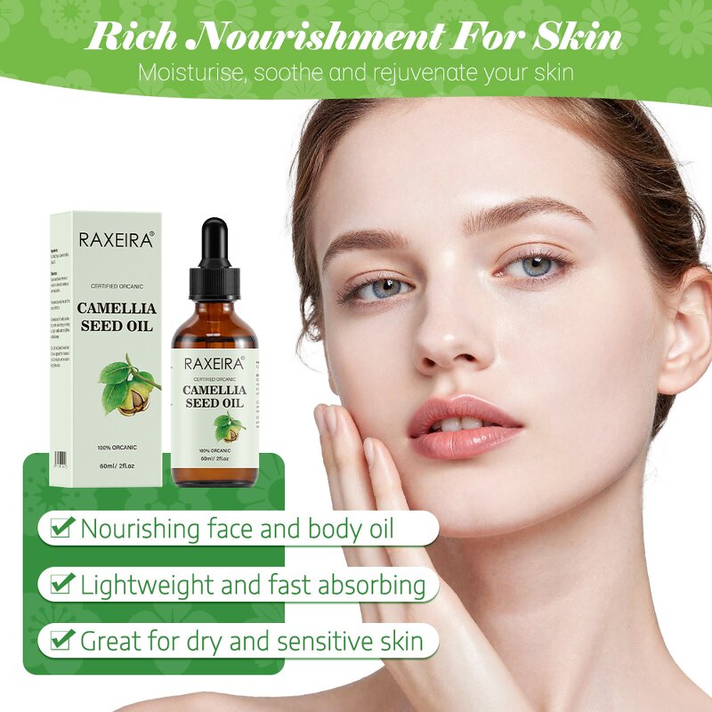 Camellia Oil Manufacturer - 100% Pure Skin Hair Care Aromatherapy Nourishing Cheap Price