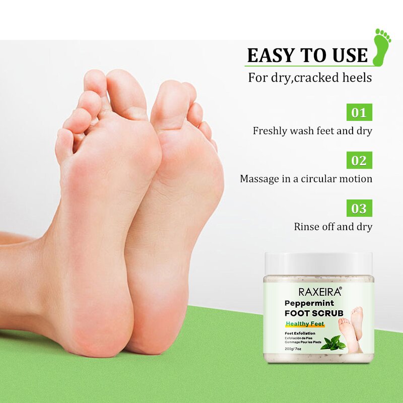 Foot Scrub Manufacturer - Peppermint Pedicure Exfoliation Shea Butter & Private Label
