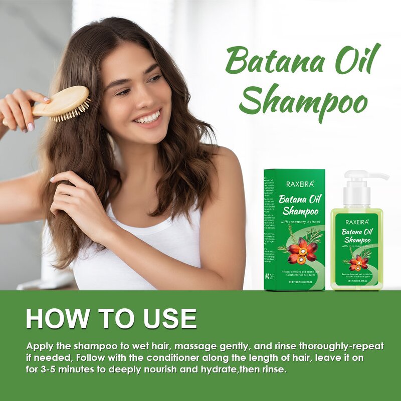 Hair Shampoo Manufacturer - Batana Oil Organic Anti Dandruff Curly Hair Thickening Wholesale