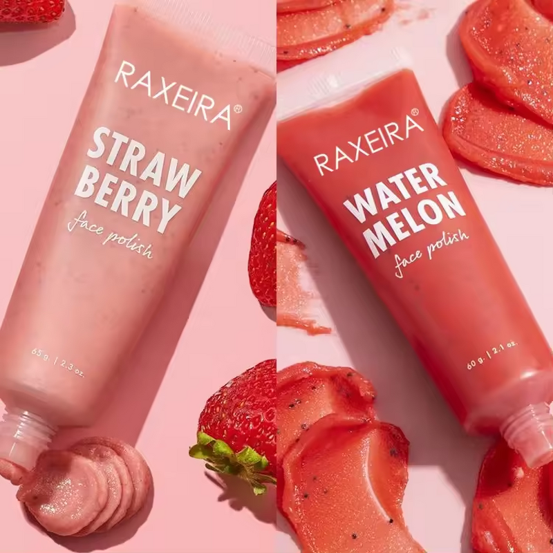 Body Scrub Manufacturer - Organic Strawberry Fruit Sugar Whitening Exfolianting Wholesale