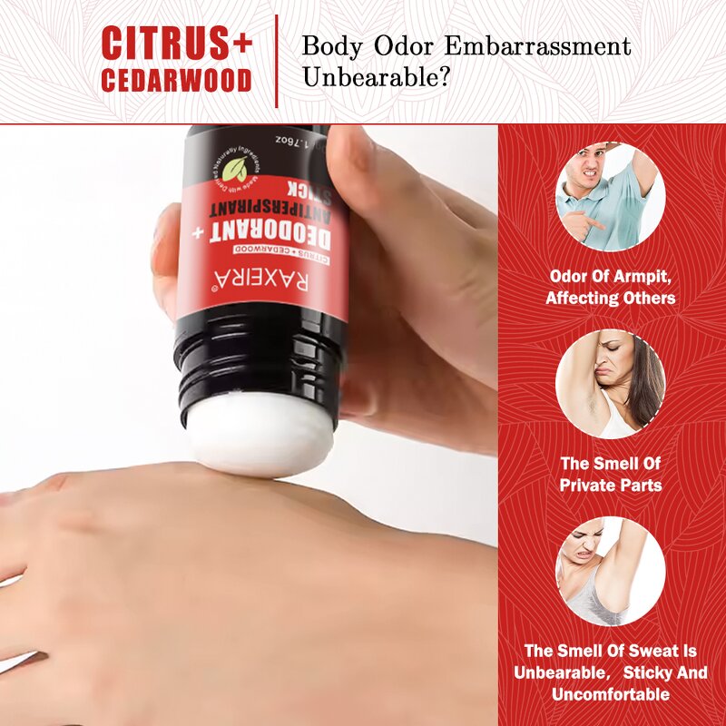 Deodorant Stick Manufacturer - 50g Men Women Antiperspirant Refillable All Day Factory