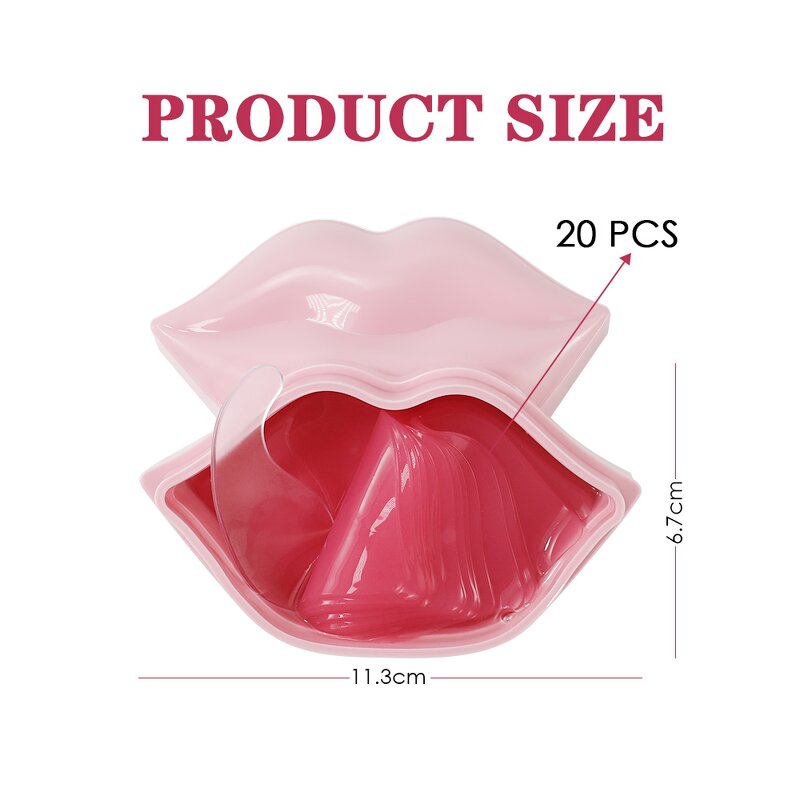 Lip Mask Manufacturer - Pink Collagen Crystal Reduce Fine Lines Moisturizing Bulk Factory