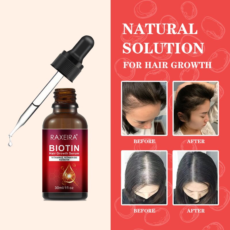 Hair Serum Manufacturer - 30ml Biotin Collagen Fast Strengthening Repair Growth Natural