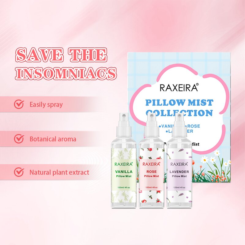 Pillow Mist Manufacturer - Lavender Aromatherapy Home Air Freshener Relaxing Sleeping Wholesale