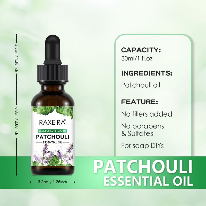 Patchouli Oil Manufacturer - Pure Essential Oil Hair Body Skin Facial Care Bulk Private Label