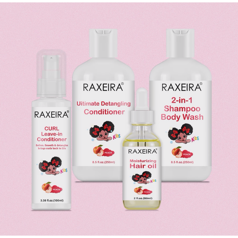 Baby Hair Care Set Manufacturer - Peach Extract Shampoo Conditioner Body Wash Wholesale