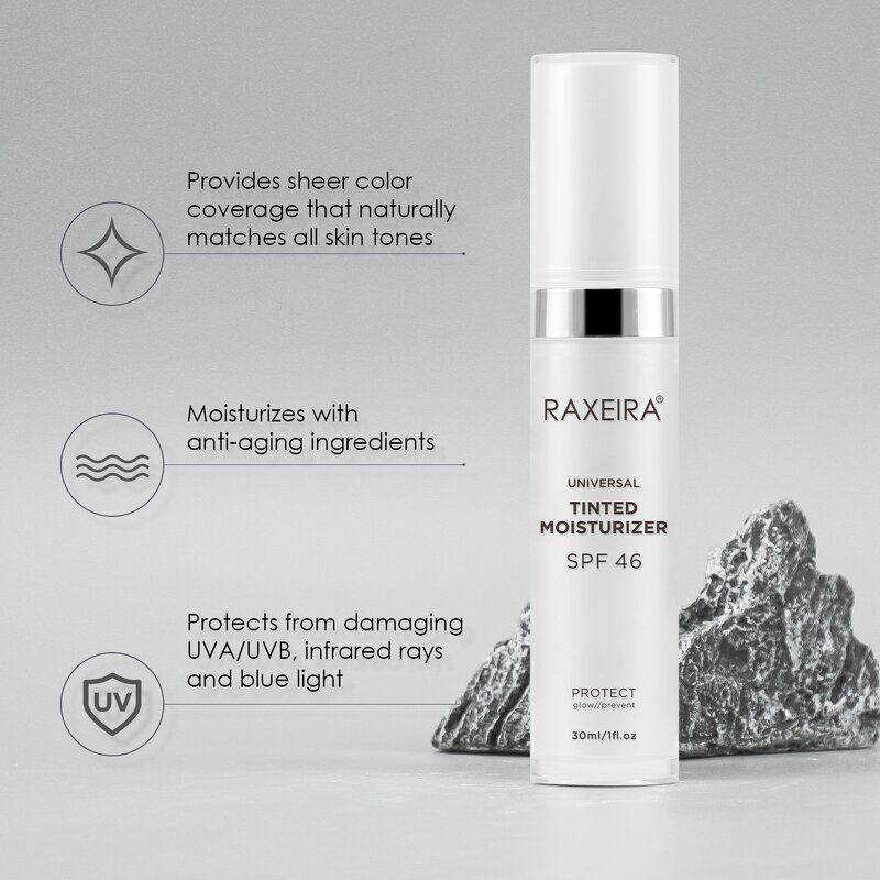 Tinted Moisturizer Manufacturer - SPF 46 Long Lasting Hydration Sunscreen Liquid Foundation Wholesale