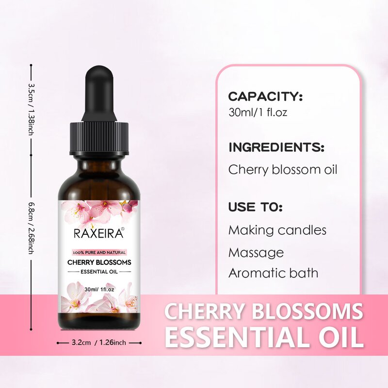 Cherry Oil Manufacturer - 100% Pure Organic Aromatherapy Candle Soap & Custom Logo