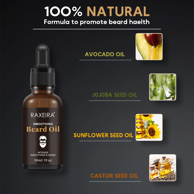 Beard Growth Oil Manufacturer - Natural Essential Hair Growth Vegan Professional & Private Label