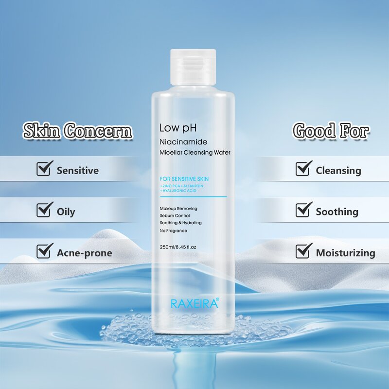 Makeup Remover Liquid Manufacturer - Soothing Brightening Deep Cleaning Facial Cleanser Hot Selling