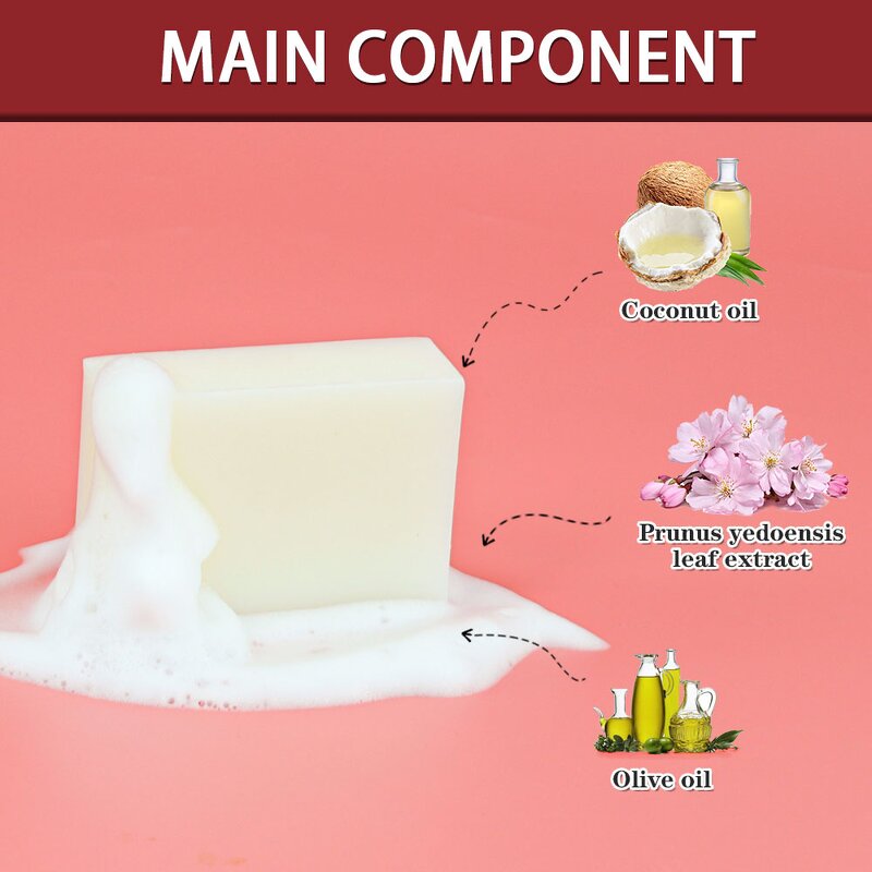 Sakura Soap Manufacturer - Handmade Whitening Acne Removal Freckles Deep Cleansing Wholesale