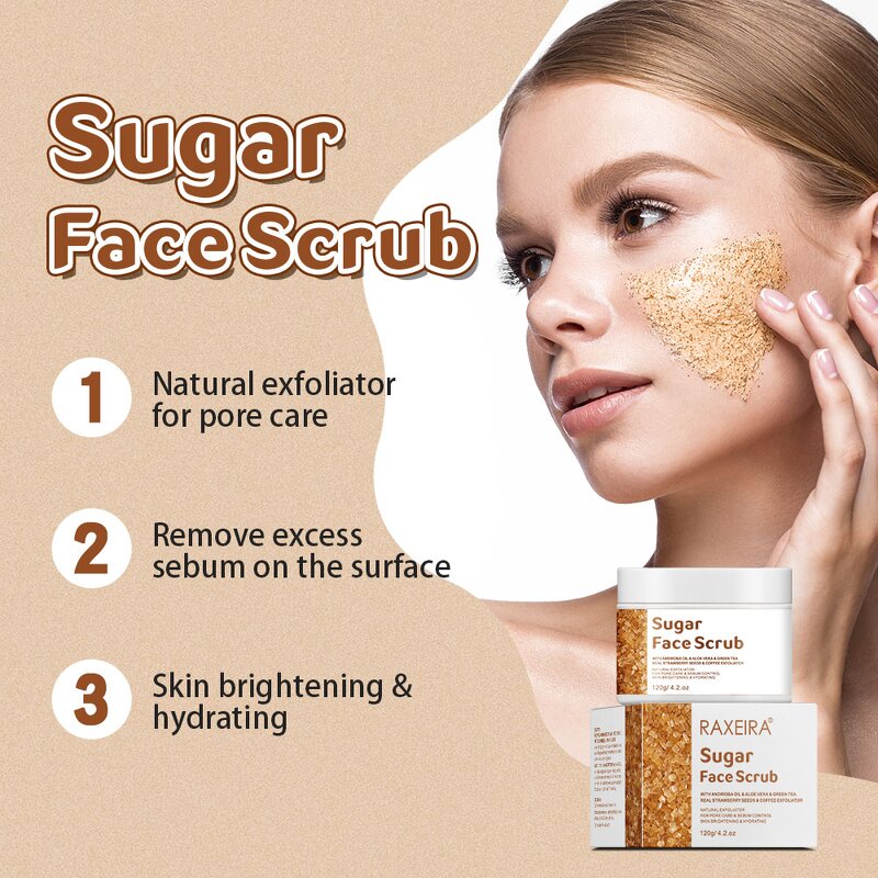 Face Scrub Manufacturer - Sugar Nourishing Whitening Lightening Organic & OEM/ODM Bulk