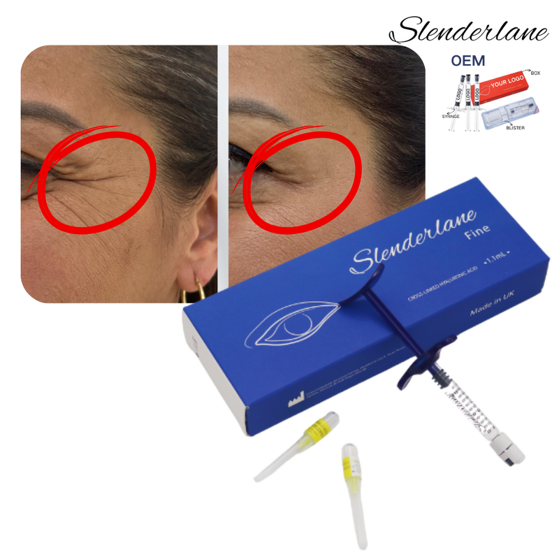 Dermal Filler Manufacturer - SLENDERLANE Cross Linked HA Lip Face Derm 1/1.1/10ml