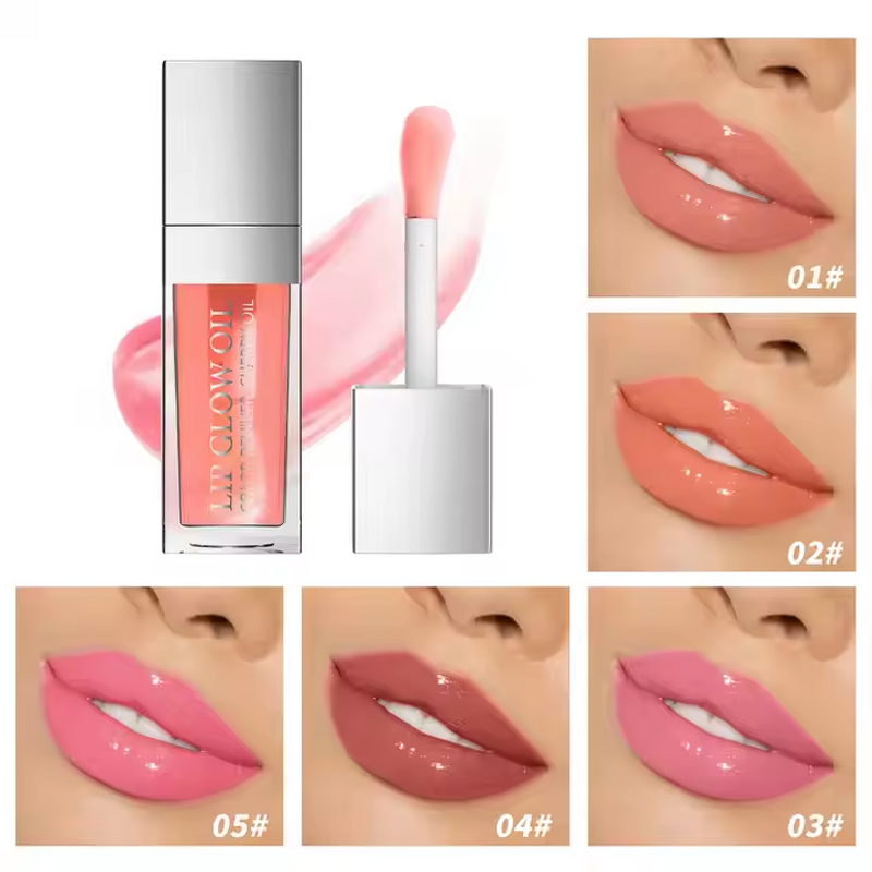 Lip Glaze Manufacturer - Own Brand Waterproof Moisturizing Lip Oil Stain Gloss Tube
