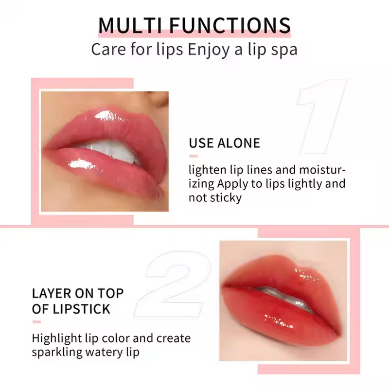 Lip Glaze Manufacturer - Own Brand Waterproof Moisturizing Lip Oil Stain Gloss Tube