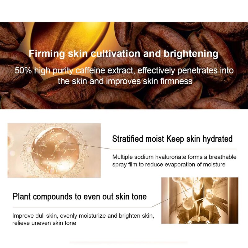 Sheet Mask Manufacturer - Coffee Snail Centella AHA Peptides Whitening Firming Hydration