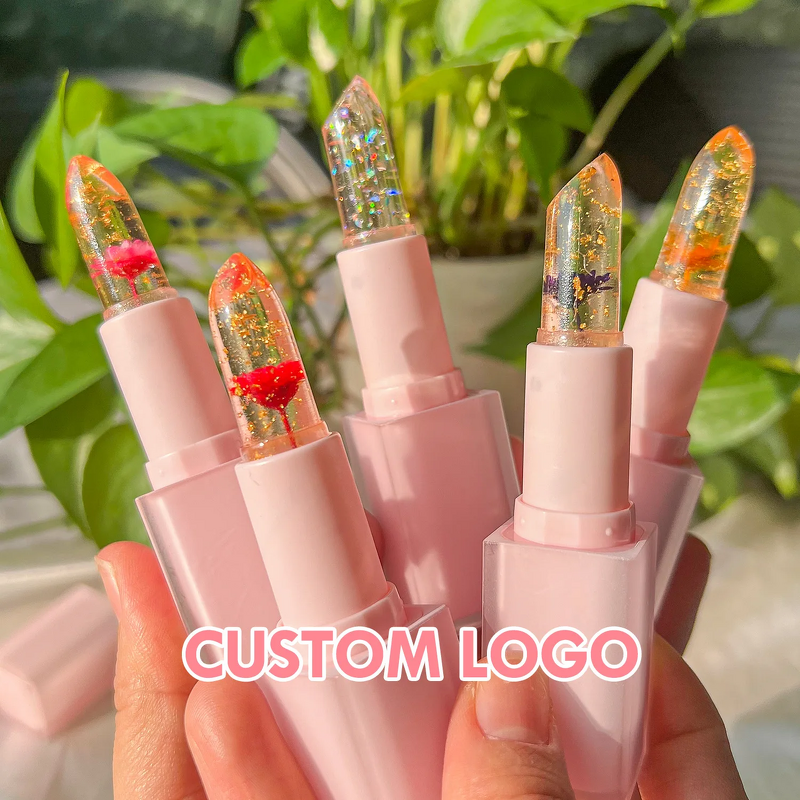 Lip Balm Manufacturer - Pink Crystal Jelly Herbal Mineral Nourishing Temperature Color