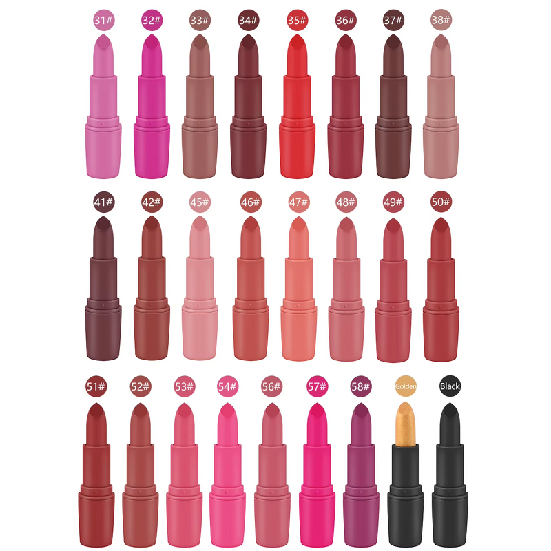 Lipstick Manufacturer - 12 Colors Vegan Matte Waterproof Non-Stick Cup Mineral Wholesale