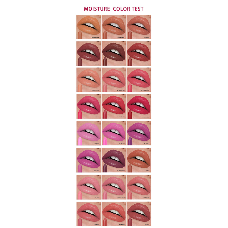 Lipstick Manufacturer - 40colors Herbal Mineral Moisturizing Waterproof Non-Stick CE Custom
