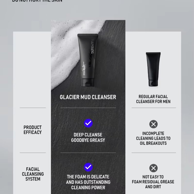 Cleansing Gel Manufacturer - Organic Amino Acid White Clay Oil Control Pore Cleaning Acne